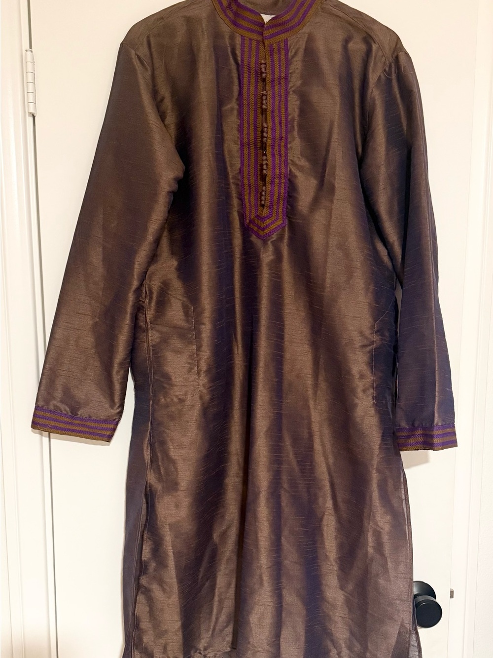 Men’s Dark Purple Traditional Kurta
